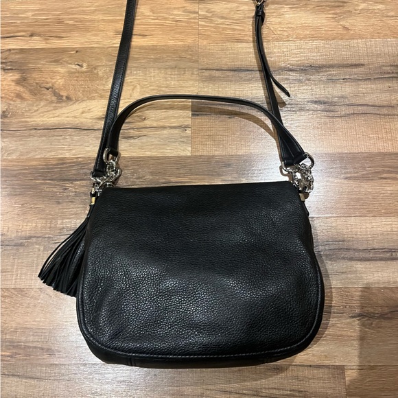 Michael Kors Bedford Shoulder Bag Black Purse - Picture 3 of 7